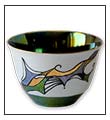 Abstract bowl painted by Anne Blake