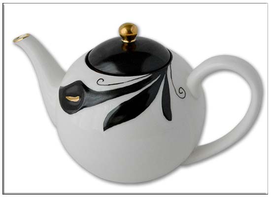 Silhouette Lily teapot  by Anne Blake