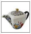 Wildflower teapot by Anne Blake