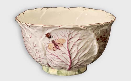 Cabbage Leaft bowl Chelsea Porcelain Factory