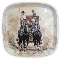 Stagecoach painted by Dee Credaro