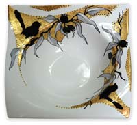 bowl hand painted by Anne Blake
